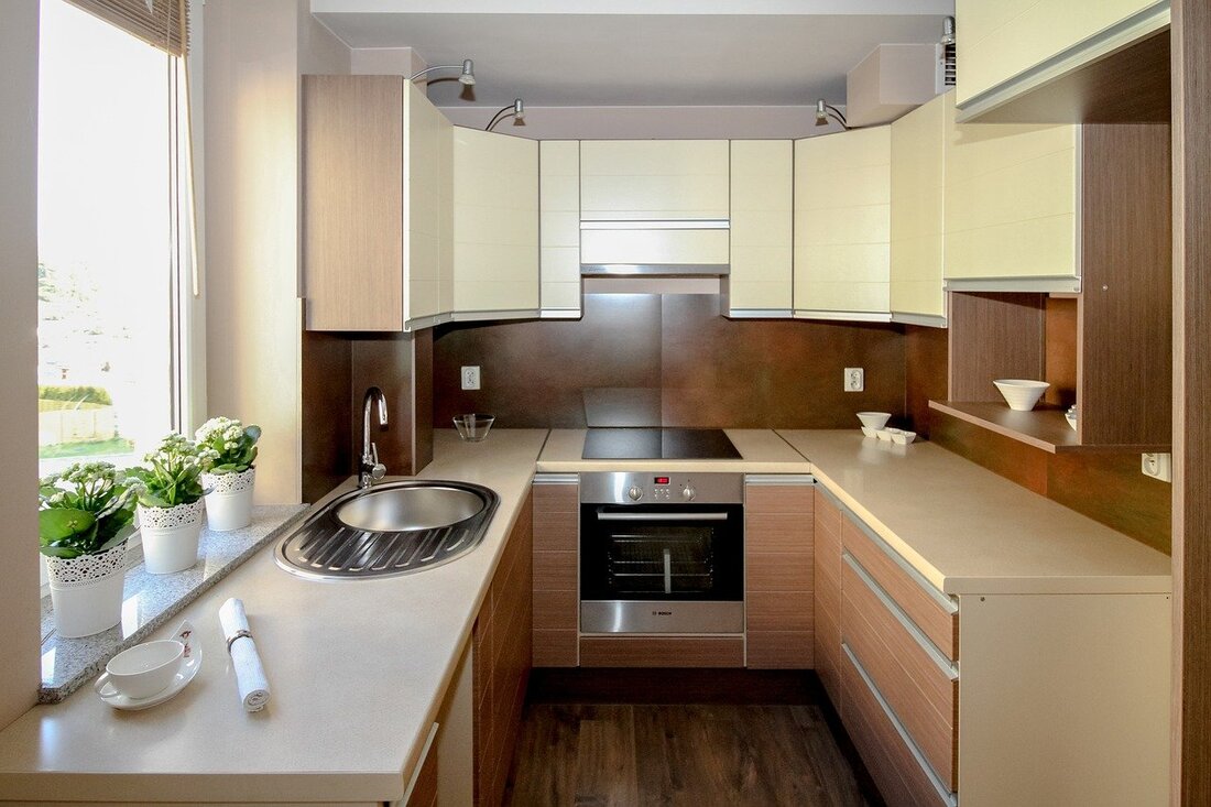 professional kitchen fitter working on a local kitchen